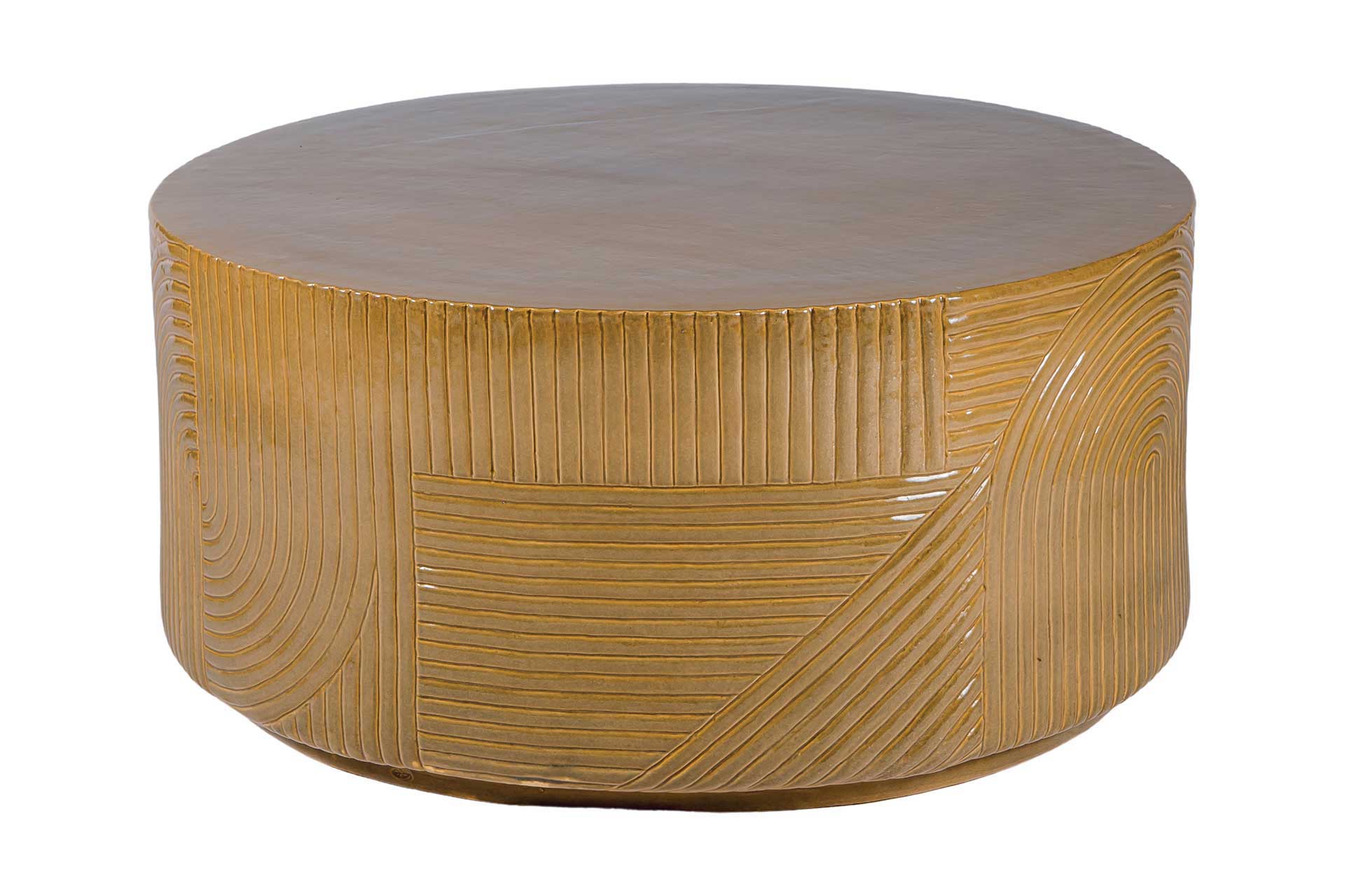 cer serenity textured round coffee table C30802541 taupe 3 web