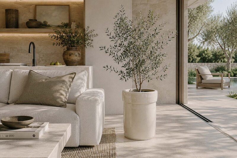 Lifestyle Azov Planter creamy white indor outdoor