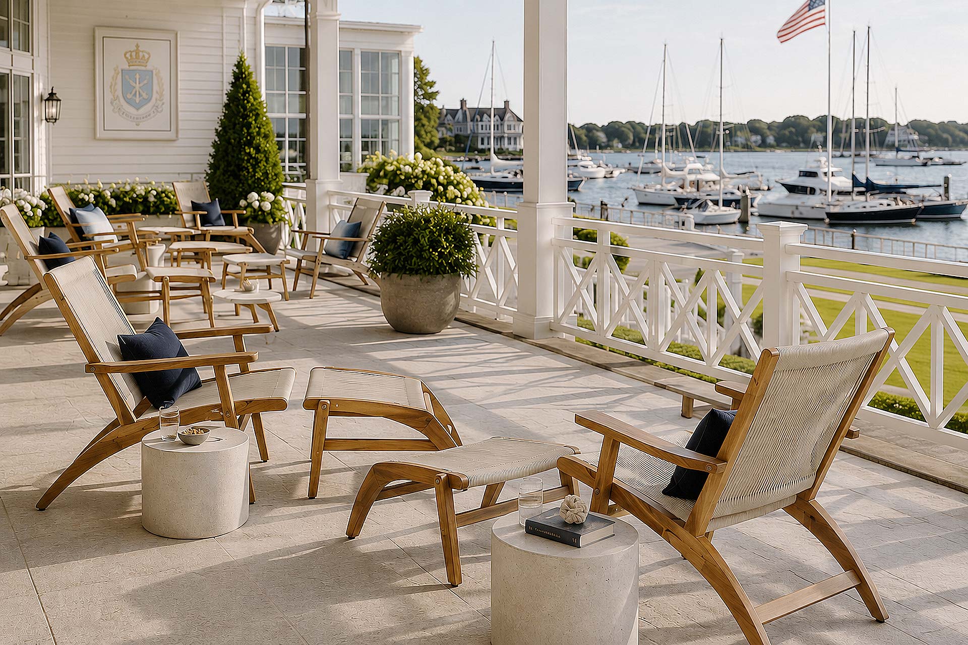 Lifestyle Norway Lounge chair and ottoman Landscape